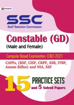 SSC  constable (GD)  Male and Female -15 Practice Sets