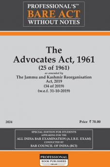 The Advocates Act 1961