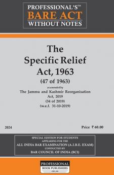 The Specific Relief Act 1963