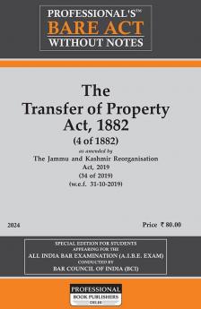The Transfer of Property Act 1882