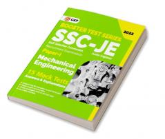 SSC 2022: Booster Test Series - JE Paper I - Mechanical Engineering - 15 Mock Tests