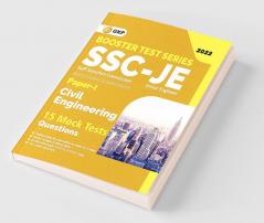 SSC 2022 : Booster Test Series - JE Paper I - Civil Engineering - 15 Mock Tests (includes 2019-2021 papers) Questions