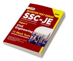 SSC 2022: Booster Test Series - JE Paper 1 - Civil Engineering - 15 Mock Tests (Answers)