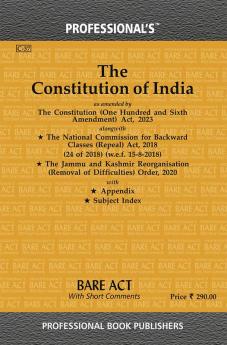 Constitution of India as amended by Constitution (One Hundred and Sixth Amendment) Act 2023
