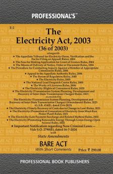 Electricity Act 2003 alongwith Rules & Regulations