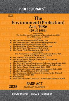 Environment (Protection) Act 1986 Alongwith Environment (Protection) Rules 1986