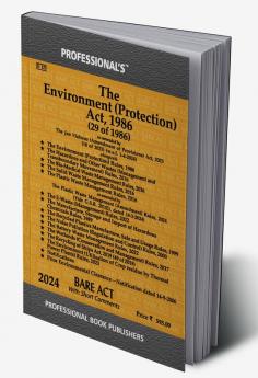 Environment (Protection) Act 1986 Alongwith Environment (Protection) Rules 1986