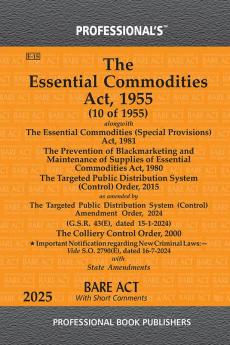 Essential Commodities Act 1955 as amended by Farm Laws Repeal Act 2021