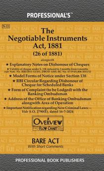 Negotiable Instruments Act 1881 as amended by Negotiable Instruments (Amendment) Act 2018