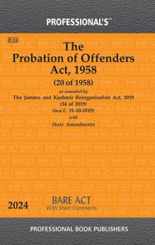 Probation of Offenders Act 1958 as amended by Jammu and Kashmir Reorganisation Act 2019