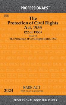 Protection of Civil Rights Act 1955 Alongwith Protection of Civil Rights Rules 1977