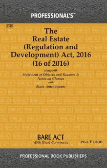Real Estate (Regulation and Development) Act 2016 with State Amendments