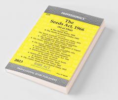 Seeds Act 1966 Alongwith Seeds Rules 1968 Seeds (Control) Order 1983