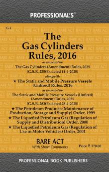 Gas Cylinders Rules 2016 as amended by Gas Cylinders (Amendment) Rules 2019