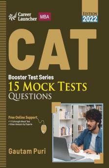 CAT 2022 : Booster Test Series - 15 Mock Tests (Questions Answers & Explanations) by GKP