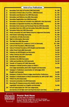 The Karnataka Rent Act 1999.(As Amended By Act No.28 of 2011W.E.F.22-06-2011