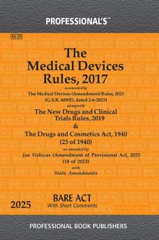 Medical Devices Rules 2017 as amended by Medical Devices (Fourth Amendment) Rules 2022