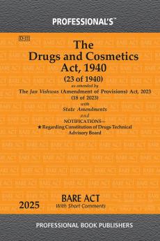 Drugs and Cosmetics Act 1940 with State Amendments