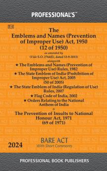Emblems and Names (Prevention of Improper Use) Act 1950 alongwith Rules