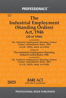 Industrial Employment (Standing Orders) Act 1946 as amended by Industrial Employment (Standing Orders) Central (Amendment) Rules 2018