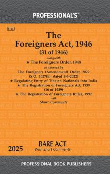 Foreigners Act 1946 alongwith Foreigners Order 1948