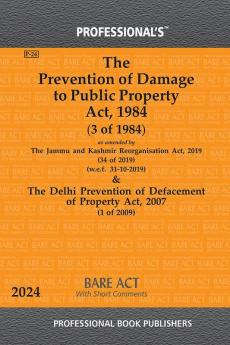 Prevention of Damage to Public Property Act 1984 as amended by Jammu and Kashmir Reorganisation Act 2019