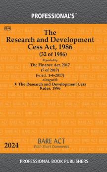 Research and Development Cess Act 1986 Repealed by Finance Act 2017