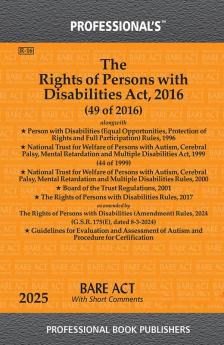 Rights of Persons with Disabilities Act 2016 alongwith Rules