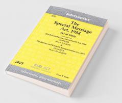 Special Marriage Act 1954 as amended by Personal Laws (Amendment) Act 2019 & Jammu and Kashmir Reorganisation Act 2019