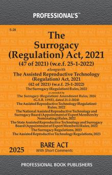Surrogacy (Regulation) Act 2021 With Assisted Reproductive Technology (Regulation) Act 2021 alongwith Rules