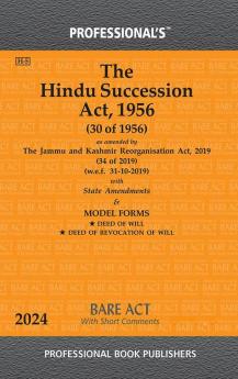 Hindu Succession Act 1956 as amended by Jammu and Kashmir Reorganisation Act 2019