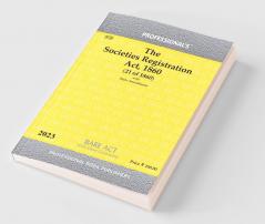 Societies Registration Act 1860 alongwith Uttar Pradesh Societies Registration Rules 1976
