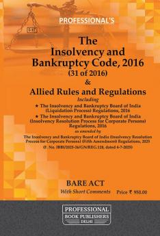 Insolvency and Bankruptcy Code 2016 as amended by Insolvency and Bankruptcy