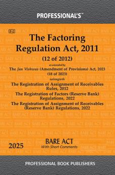 Factoring Regulation Act 2011 as amended by Jan Vishwas (Amendment of Provisions) Act 2023