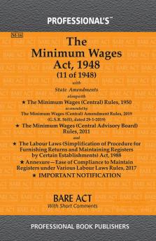 Minimum Wages Act 1948 with State Amendments alongwith Minimum Wages (Central) Rules 1950