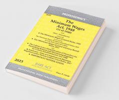 Minimum Wages Act 1948 with State Amendments alongwith Minimum Wages (Central) Rules 1950