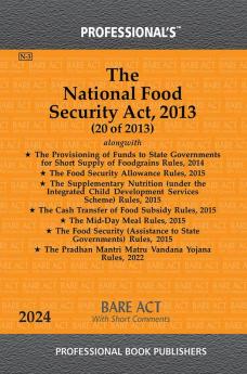 National Food Security Act 2013 alongwith Rules