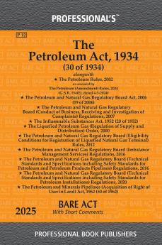 Petroleum Act 1934 alongwith Petroleum Rules 2002