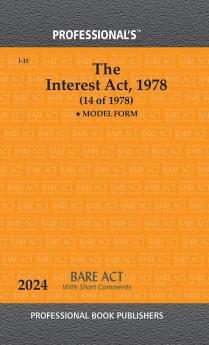 Interest Act 1978 alongwith MODEL FORM With Short Comments