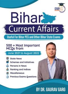 Bihar 500+ Most Important Current Affairs MCQs for 2022 by Dr. Gaurav Garg | Current Affairs Book 2022(English Edition)