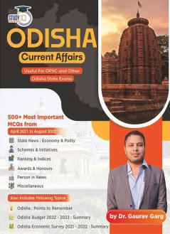 Odisha Current Affairs (English Print Edition) 500+ Most Important MCQs by Studyiq Publications