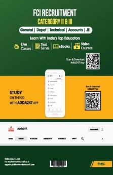 Agriculture Book for FCI AG III & other Government Exams (English Printed Edition) By Adda247