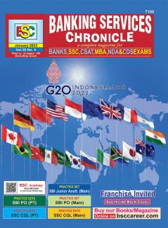 BSC Monthly Magazine for BANKSSSCCSATMBANDA&CDS EXAMS- January'23