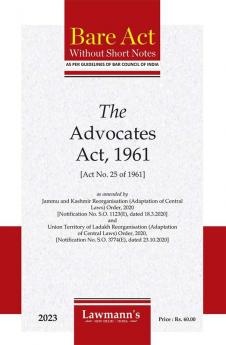 The Advocate Act1961