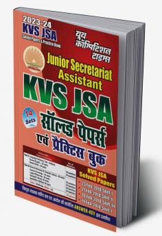 2023-24 KVS/JSA  Solved Papers & Practice Book