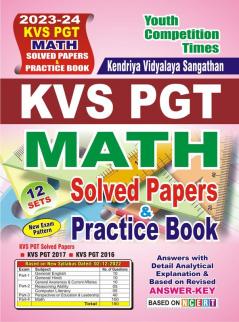 2023-24 KVS PGT Math Solved Papers & Practice Book