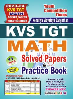 2023-24 KVS TGT Math Solved Papers & Practice Book