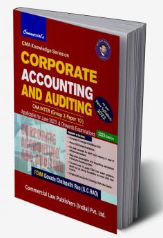 Corporate Accounting and Auditing (CMA Inter  G -2 Paper- 10)