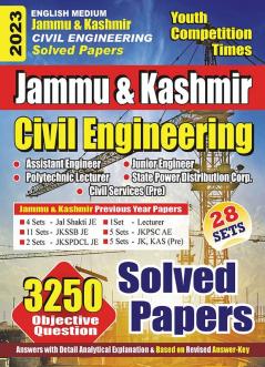 2023-24 SSB JE PSC AE PSDCL JE & KAS (Pre.)Jammu & Kashmir Civil Engineering Study Material Solved Papers