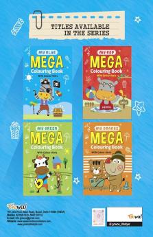 My Blue Mega Colouring Book I colouring book for kids